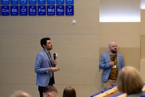 Photo no. 4 (40)
                                                         The 5th International Conference on Functional Molecular Materials - 1st day. Photo by Mateusz Reczyński
                            